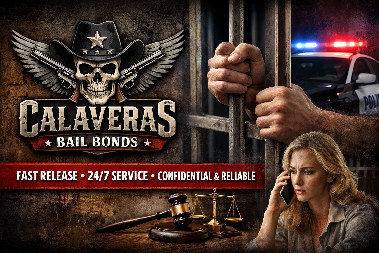 Calaveras County Adult Detention Facility bail bonds, San Andreas CA